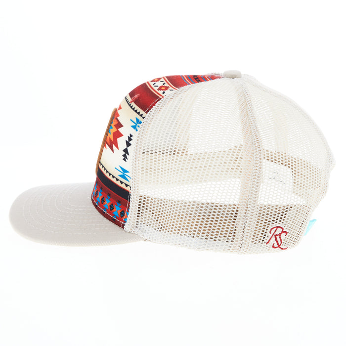 Ropesmart Leather Circle Aztec Patch Cap