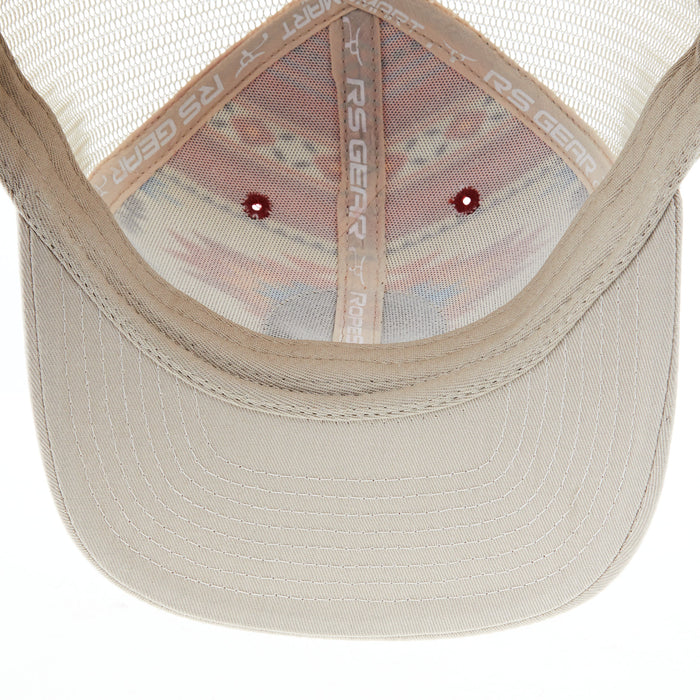Ropesmart Leather Circle Aztec Patch Cap