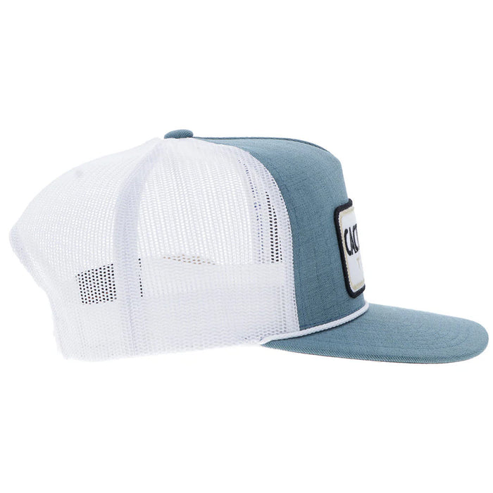 Hooey Youth Turquoise & White Cap