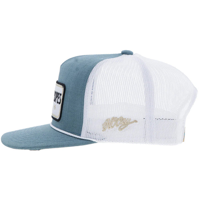 Hooey Youth Turquoise & White Cap