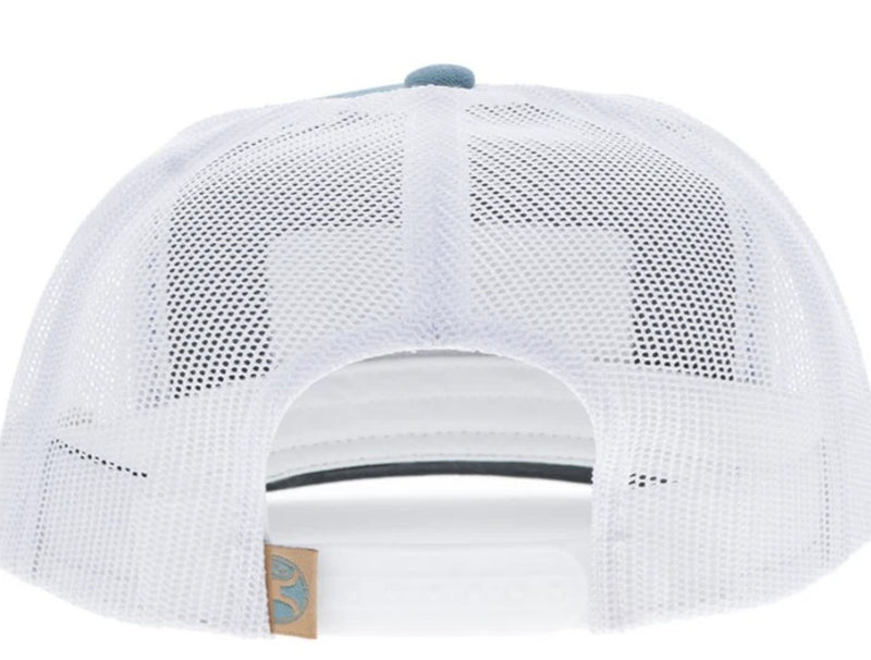 Hooey Cactus Ropes Turquoise & White Trucker Cap