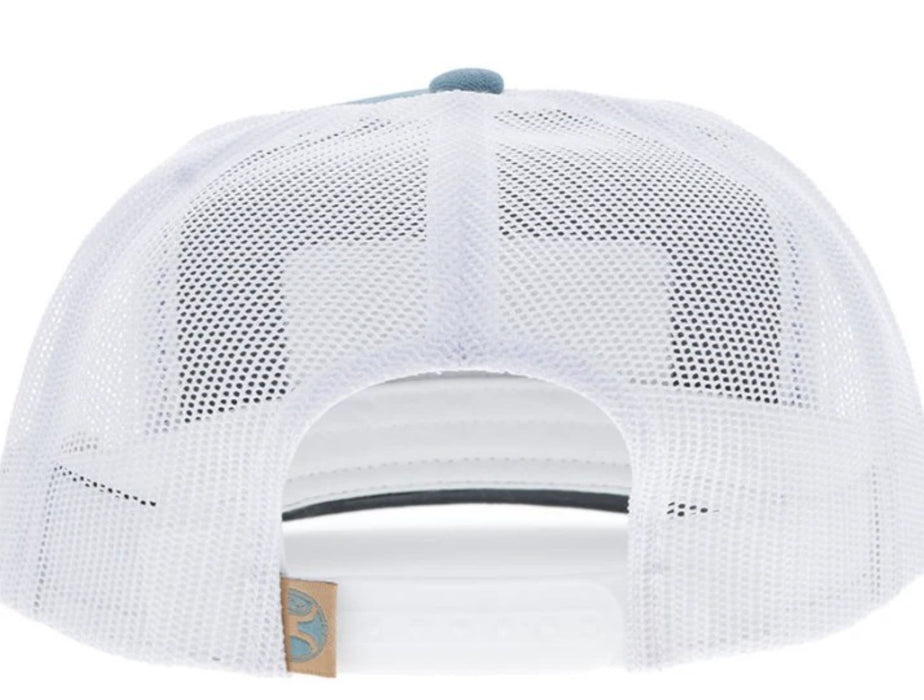 Hooey Cactus Ropes Turquoise & White Trucker Cap