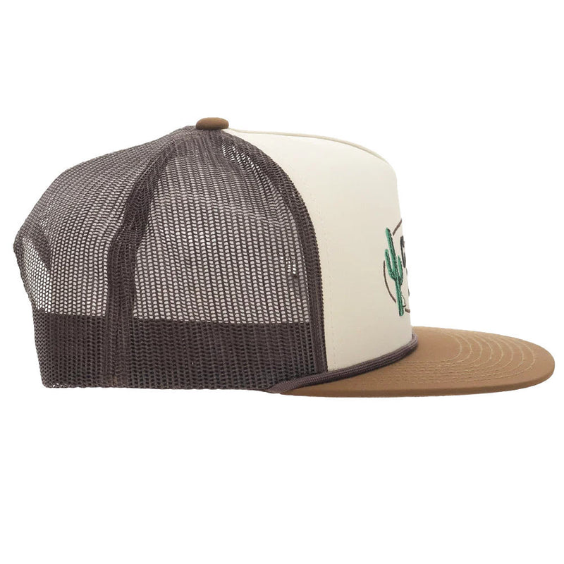 Hooey Men's Cactus Ropes Brown Trucker Cap