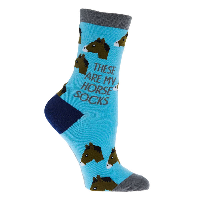 Dreamers & Schemers Youth Horse Crew Socks OSFM