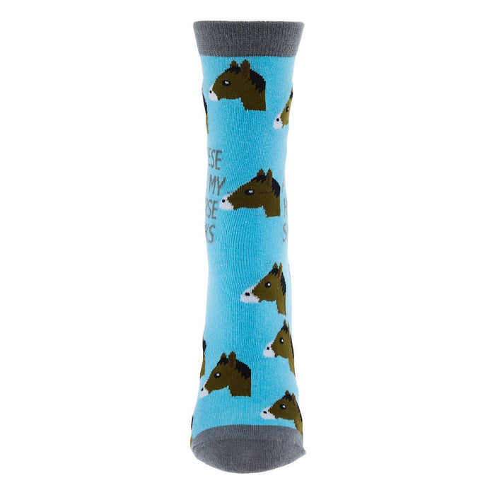 Dreamers & Schemers Youth Horse Crew Socks OSFM