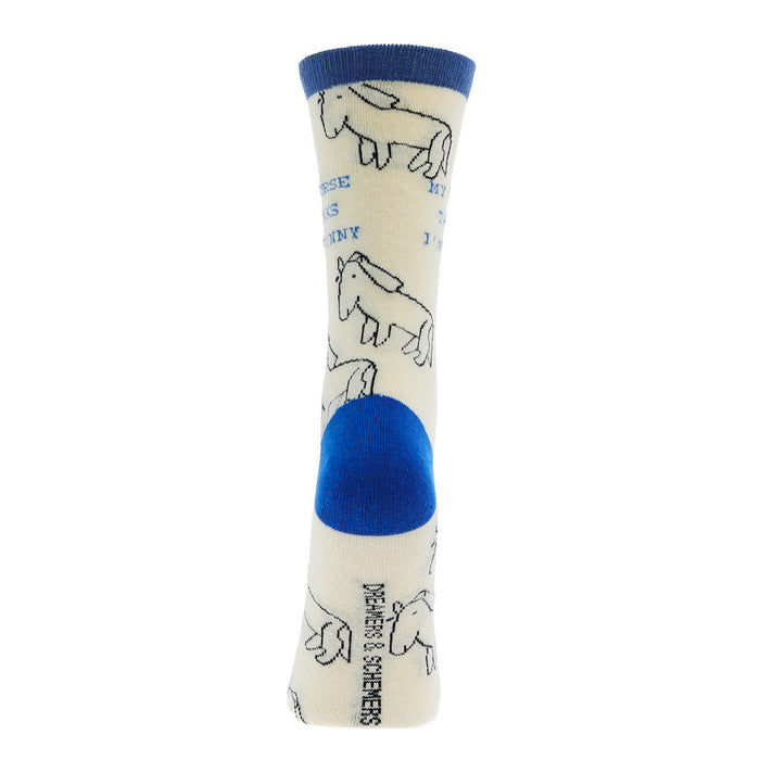 Dreamers & Schemers I`m Funny Crew Socks OSFM