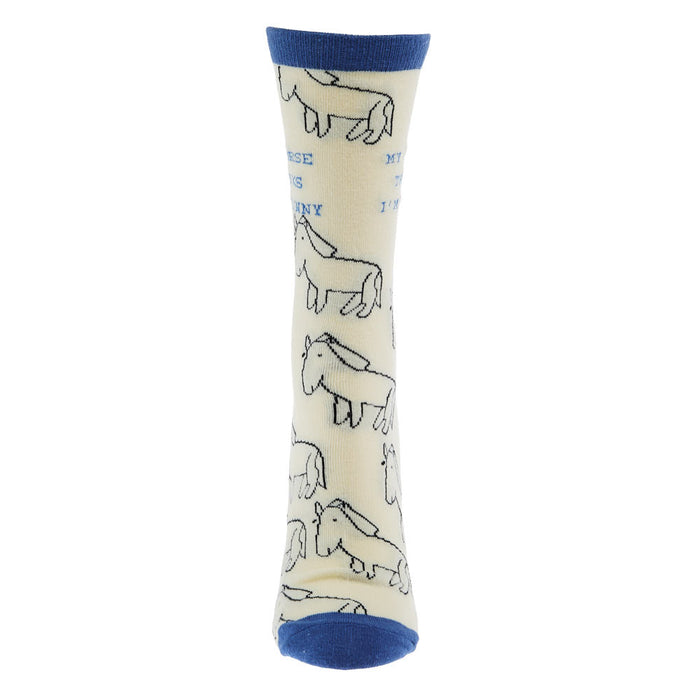 Dreamers & Schemers I`m Funny Crew Socks OSFM