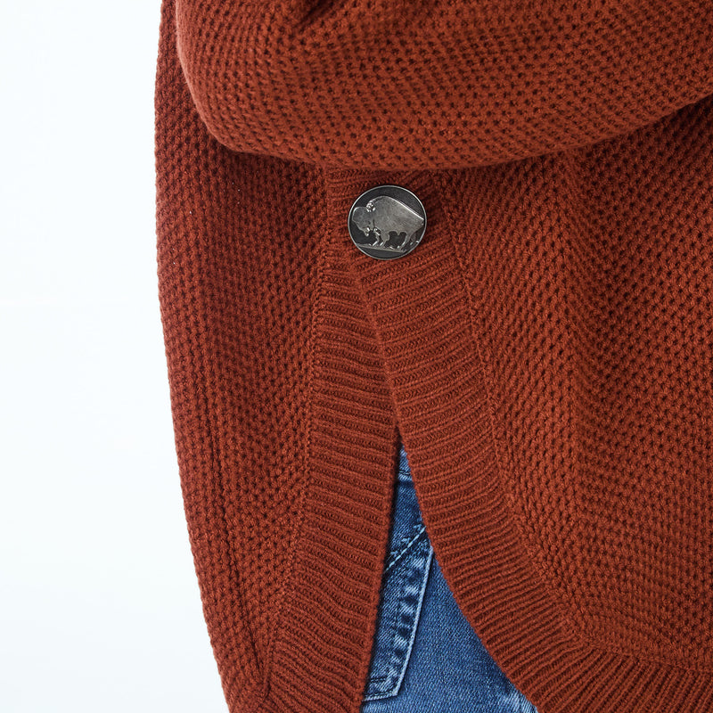 Cotton And Rye Outfitters & Women's Round Bottom Textured Sweater