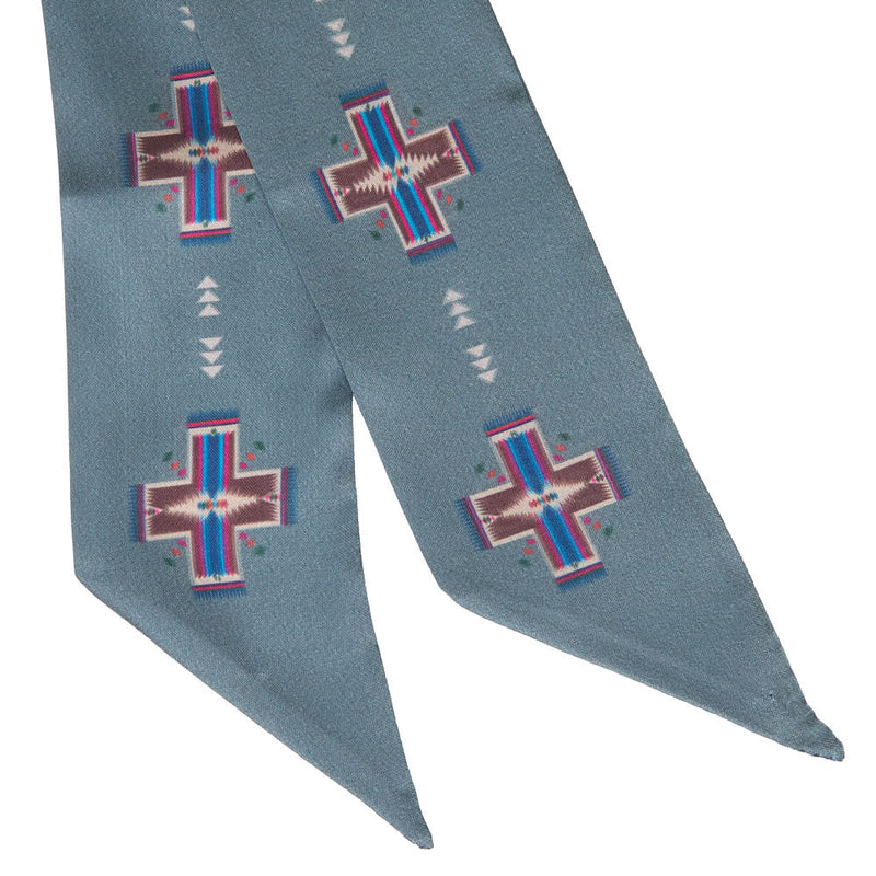 Fringe Scarves Cross Me Sage Twilly