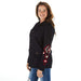 Montanaco Womens Black Embroidered Jacket