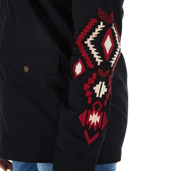 Montanaco Womens Black Embroidered Jacket