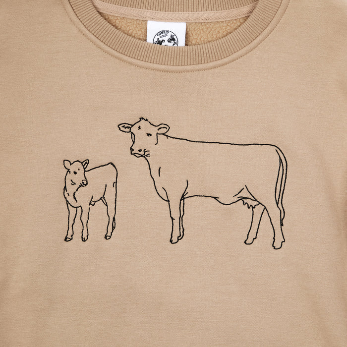 Cowkid Clothing Company Boys Perfect Pair Crewneck Sweatshirt
