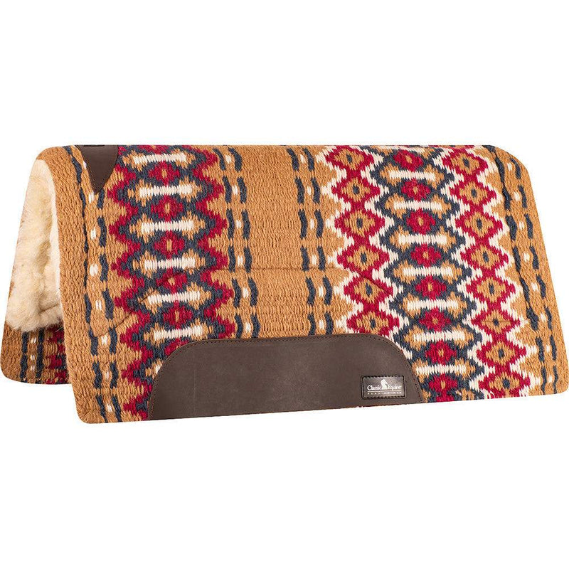 Classic Equine 32x34 SensorFlex Wool Top 3/4in Saddle Pad