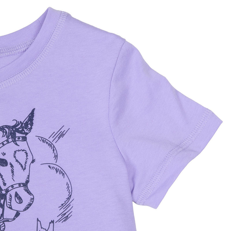 Cruel Denim Girl's Lilac Cowgirl Tee Shirt