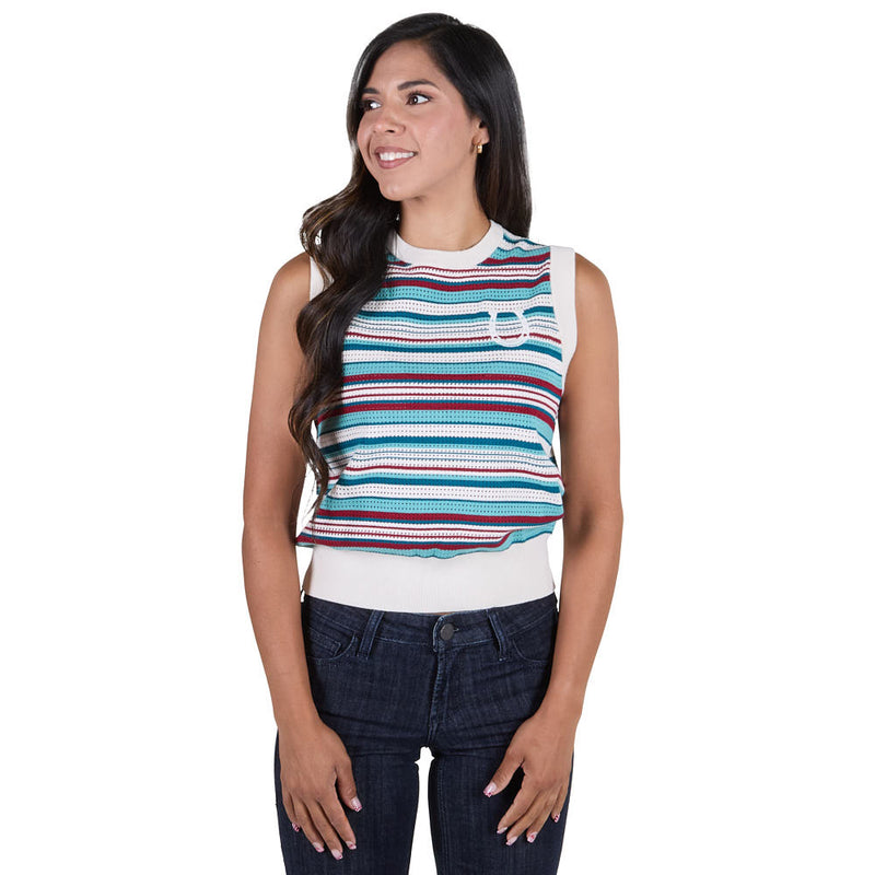 Cruel Denim Women's Sleeveless Sweater Top