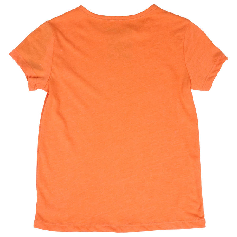 Cruel Denim Girl's Orange Rodeo Cactus Graphic Tee Shirt