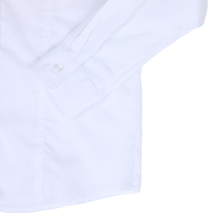 Cruel Denim Girl's White Solid Long Sleeve Shirt
