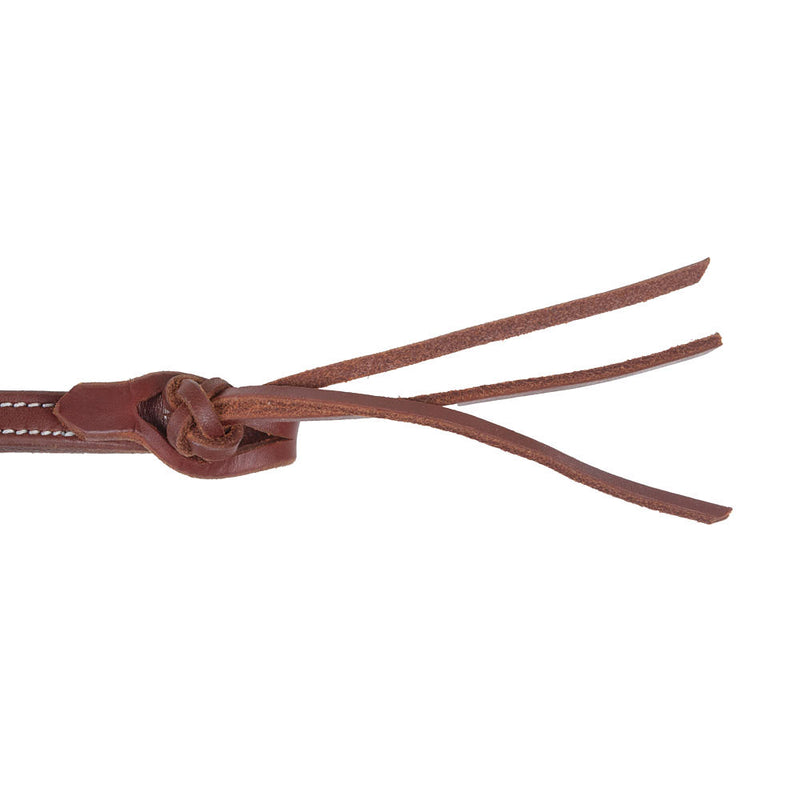 NRS Heavy Oiled Leather Pineapple Knot Curb Strap