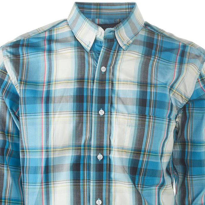 Cowboy Legend Men's Cray Blue Button Down Shirt