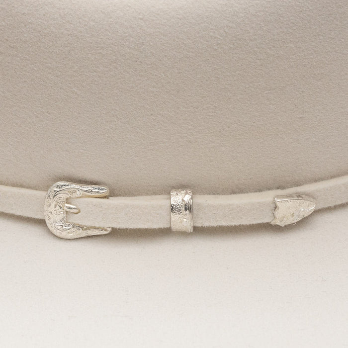 Charlie 1 Horse The Cowgirl Hat White 4 1/4in Brim Precreased