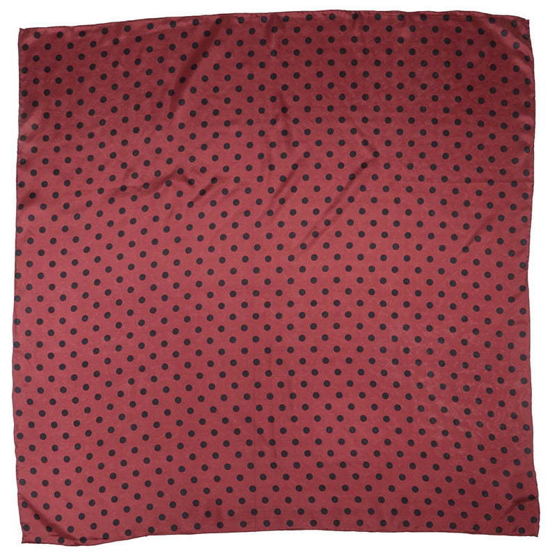 Wyoming Traders Wine Polka Dot Wild Rag