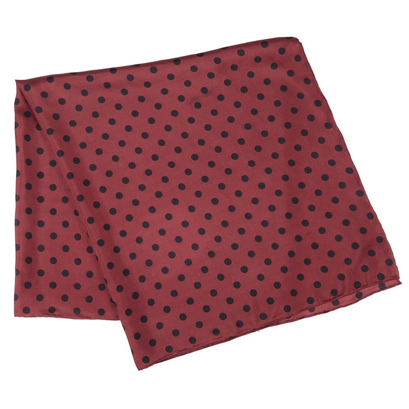 Wyoming Traders Wine Polka Dot Wild Rag