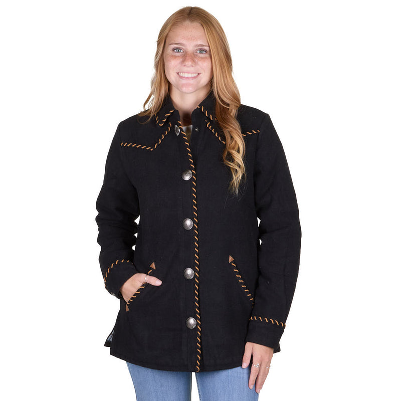 Cruel Denim Women's Black Shirt Jacket