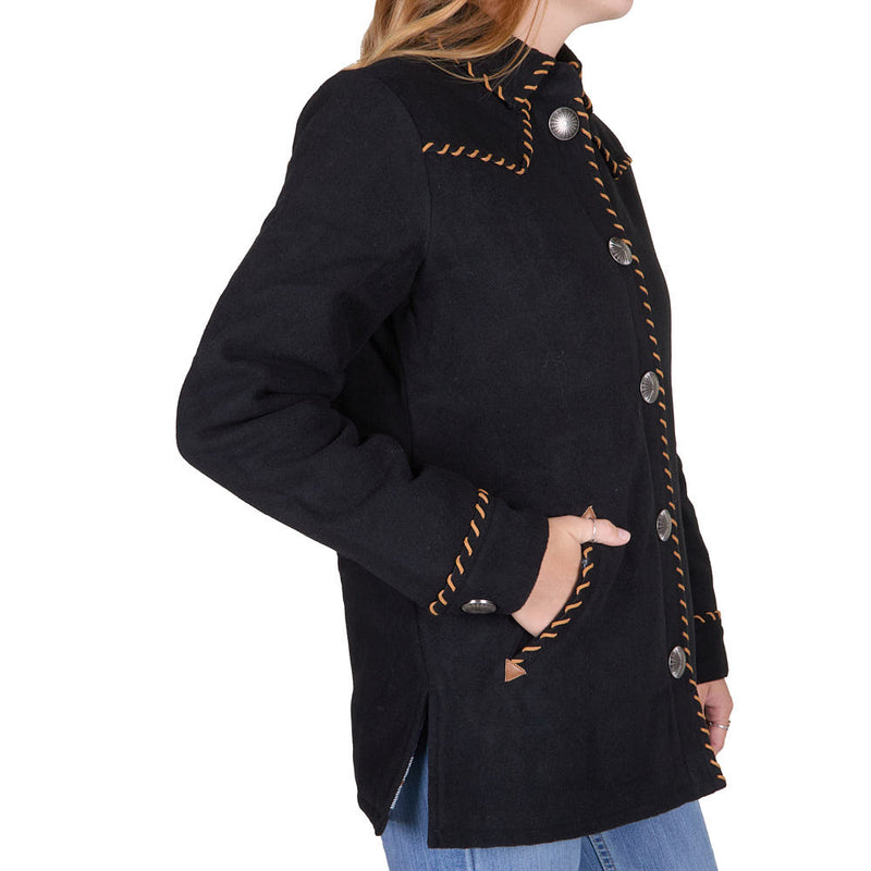 Cruel Denim Women's Black Shirt Jacket