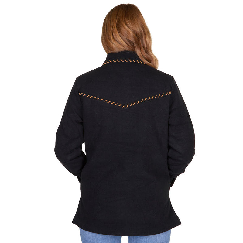 Cruel Denim Women's Black Shirt Jacket