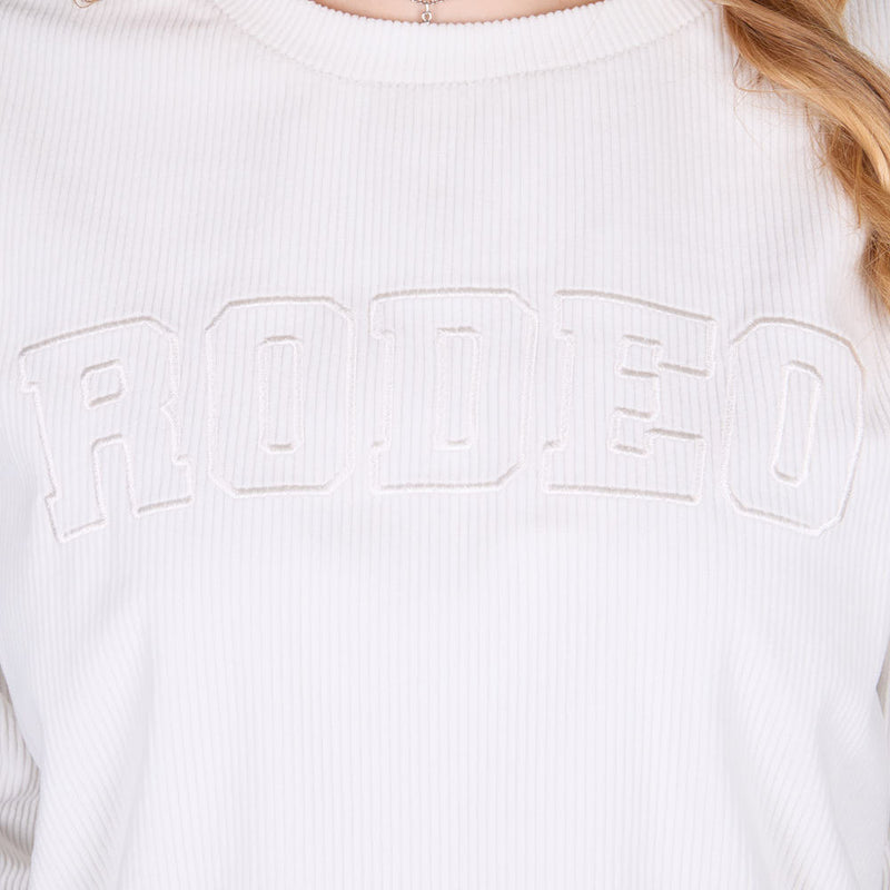Cruel Denim Women's Cream Rodeo Sweatshirt