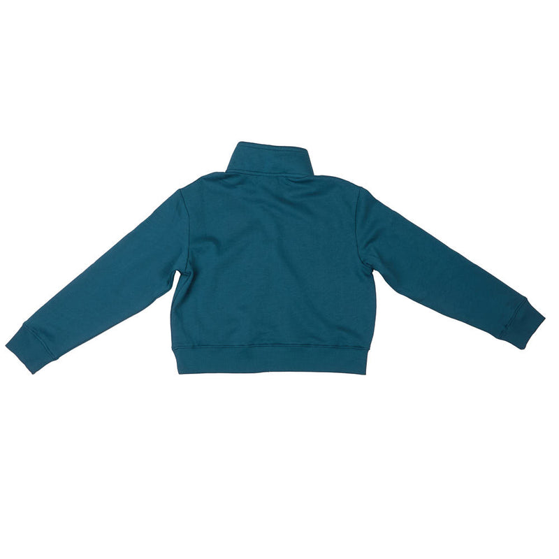 Cruel Denim Girl's Teal Horseshoe Pullover