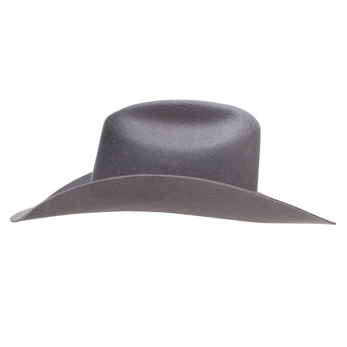 Charlie 1 Horse Run Away Grey 4in Brim Precreased Felt Hat