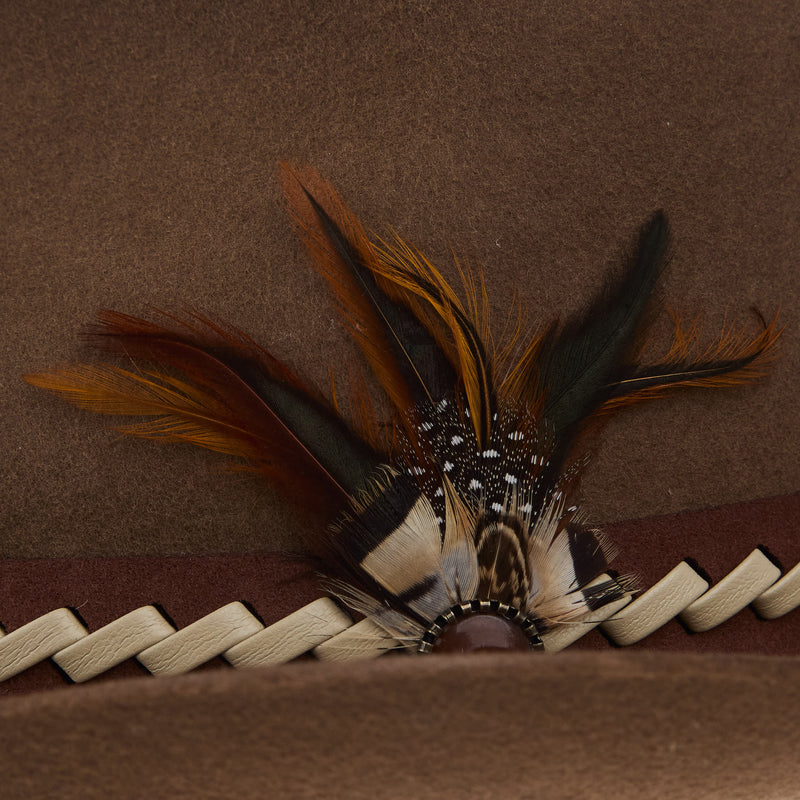 Charlie 1 Horse Lainey Wilson Road Runner Pecan 3 1/4in Brim Hat