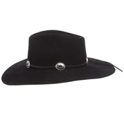 Charlie 1 Horse Traveler Black 3 3/4in Brim Concho Band Fashion Hat