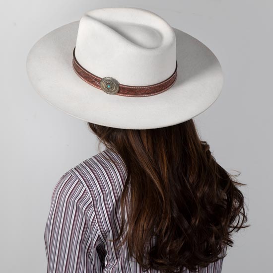 Charlie 1 Horse C1H Ivory White Sands 3 3/4in. Brim Felt Fashion Hat