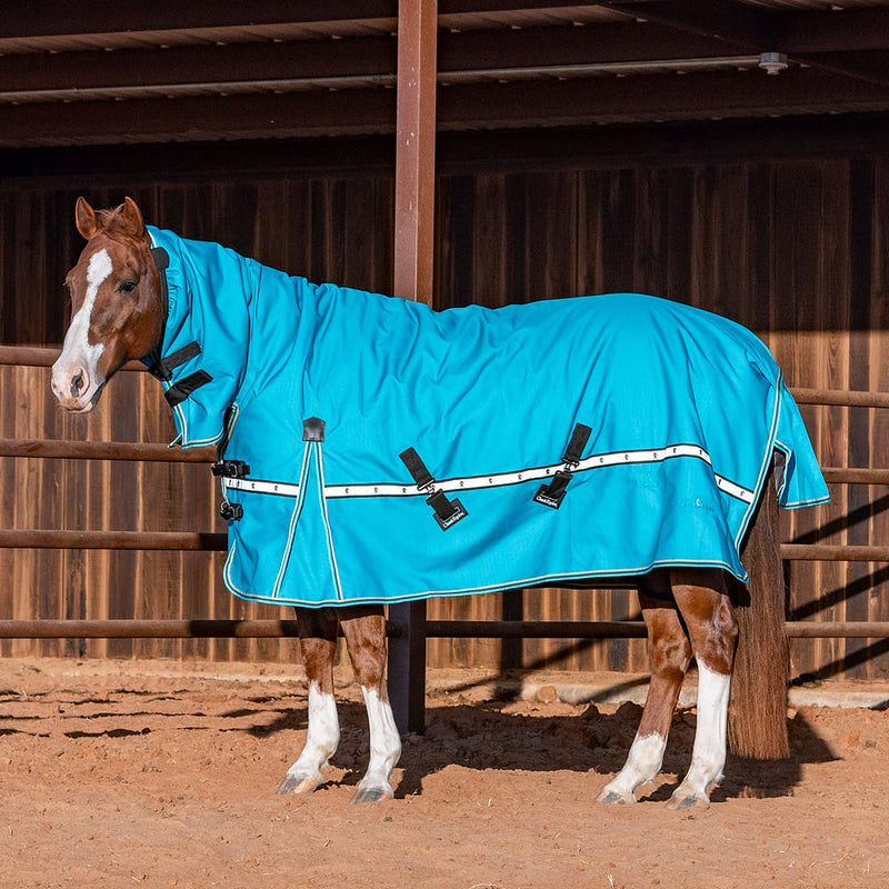 Classic Baltic Green 10k Trainer Hooded Winter Horse Blanket