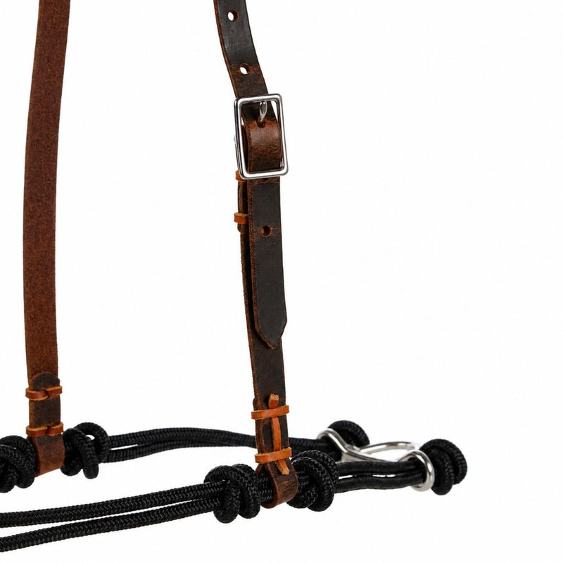Yoder Equine Products Knotted Double Rope Tiedown Noseband