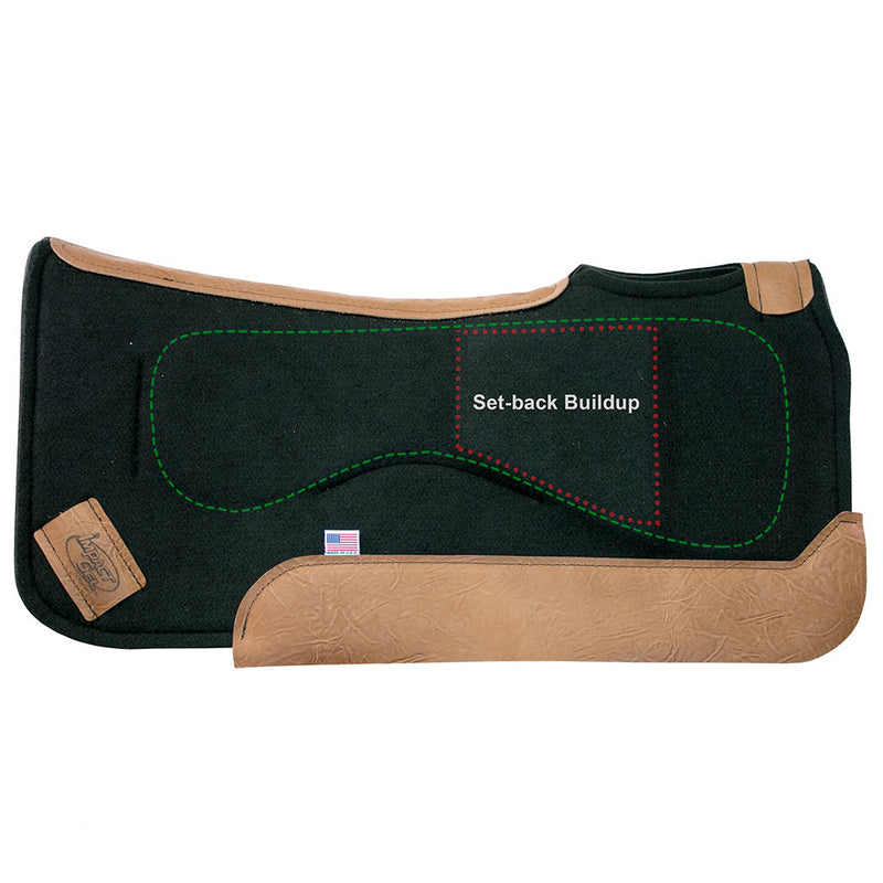 Impact Gel Set Back Build Up Saddle Pad 32