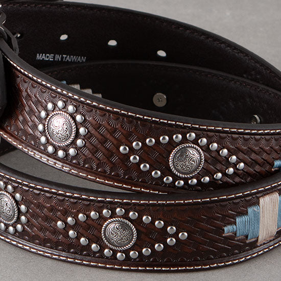 Ocean Aztec Concho Belt