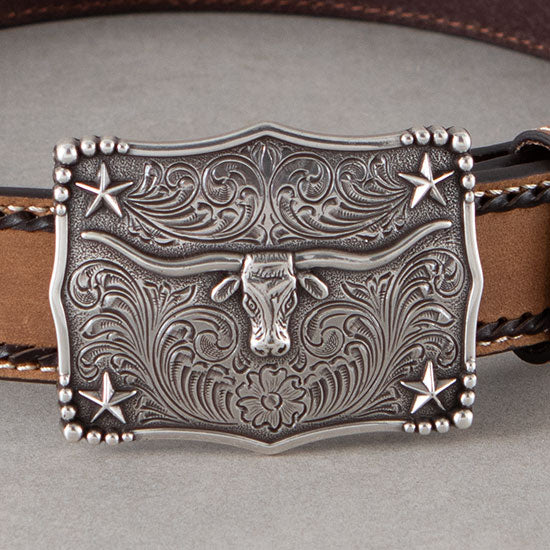 Boys' Aztec Longhorn Buckle Belt