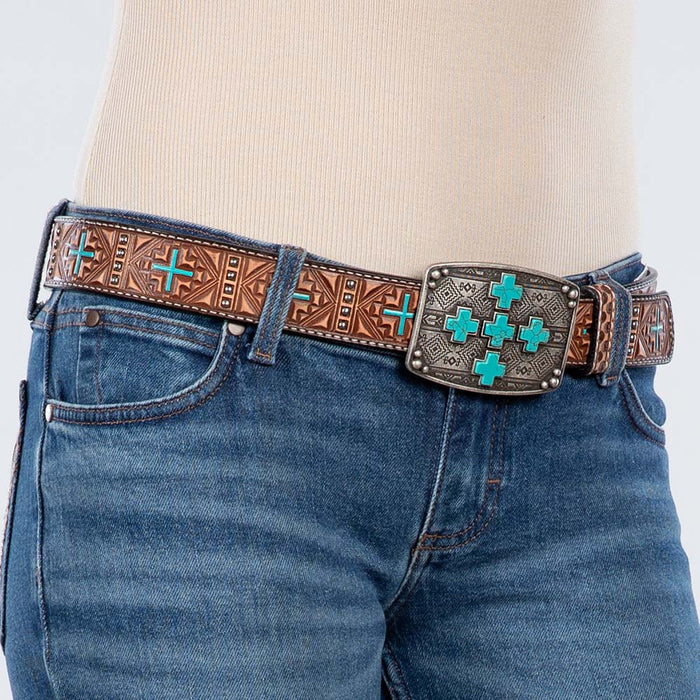 Angel Ranch Turquoise Cross Belt