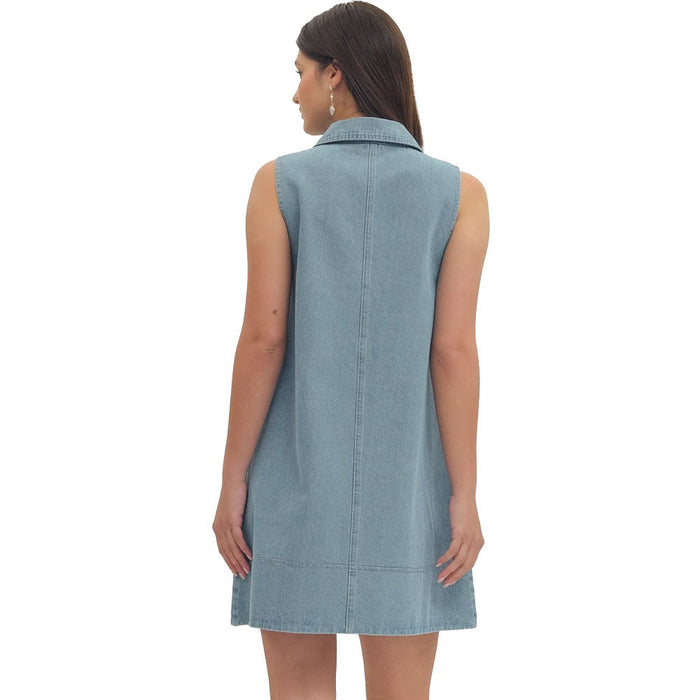 Entro Women's Light Blue Fashion Dress