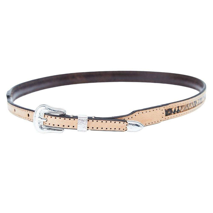 MF Natural Snake Skin Hat Band