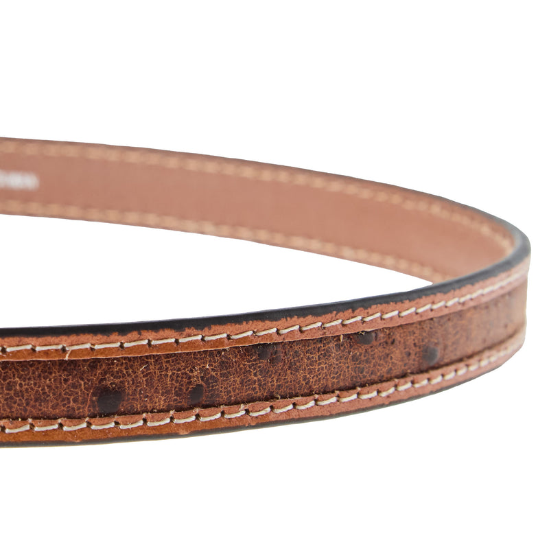 M+F Tan Ostrich 1/2 in. Hat Band