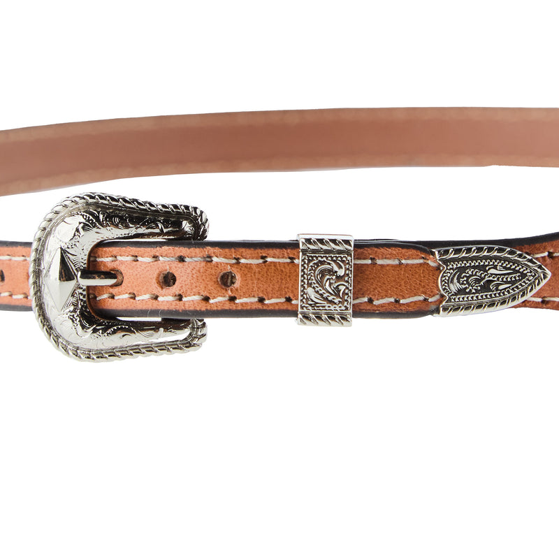 M+F Tan Ostrich 1/2 in. Hat Band