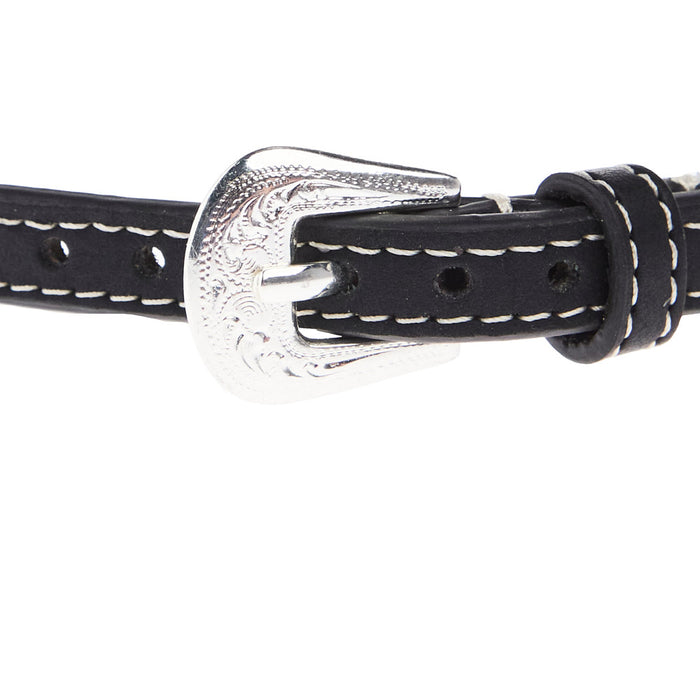 Black Band Red Rose Hatband