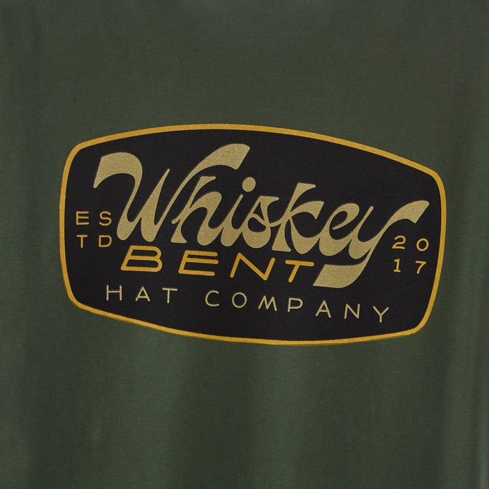 Whiskey Bent Hat Co Olive Damon Tee Shirt