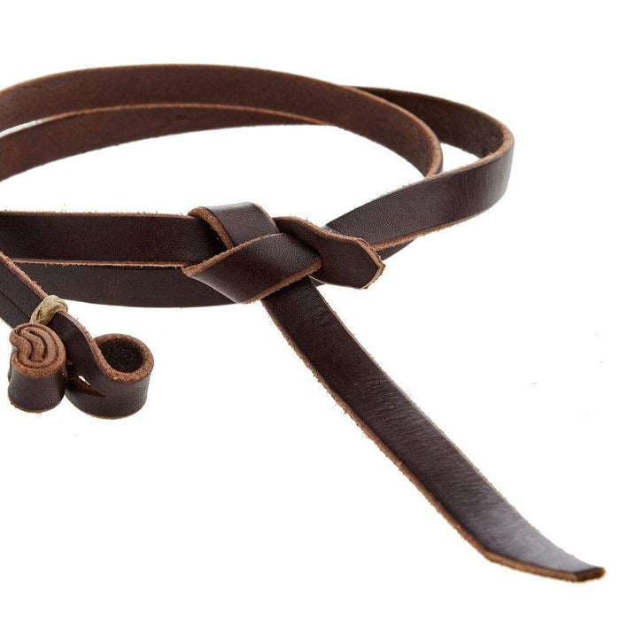 NRS Leather Bosal Hanger with Rolled Knots