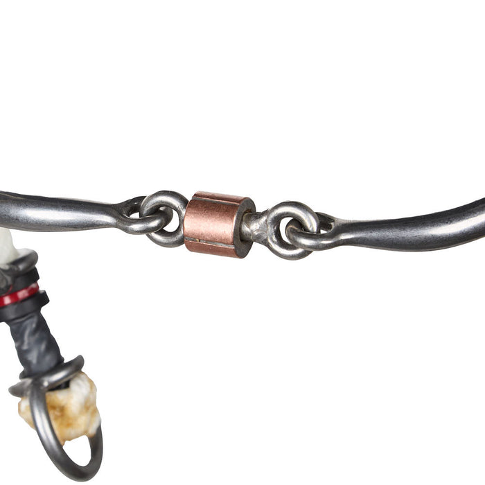 Flaharty Bits  Spurs Smooth 3pc Rope Draw Bit Headstall