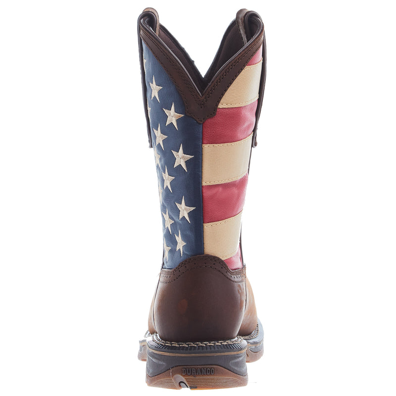 Durango Boots Mens Rebel 11 In Brown Top Work Boot